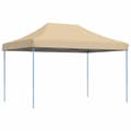 Miniatyrbillede 2 af 9: vidaXL pop op-festtelt 410x279x315 cm foldbart beige