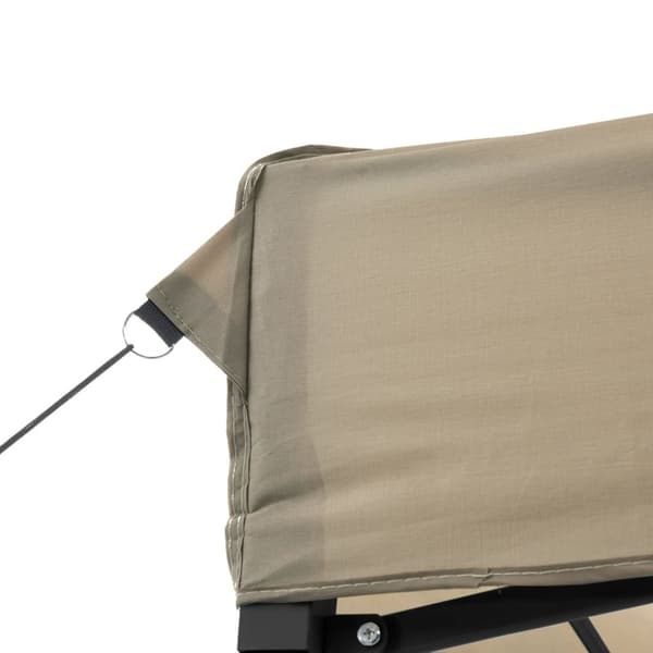 vidaXL Taitettava pop-up juhlateltta taupe 580x292x315 cm