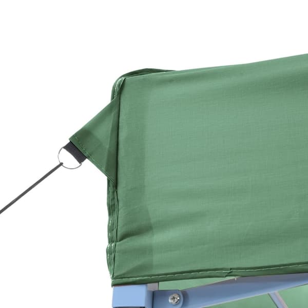 vidaXL pop op-festtelt 410x279x315 cm foldbart grøn