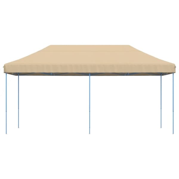 vidaXL Taitettava pop-up juhlateltta beige 580x292x315 cm