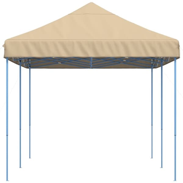 vidaXL Taitettava pop-up juhlateltta beige 580x292x315 cm