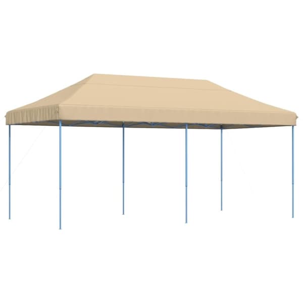 vidaXL Taitettava pop-up juhlateltta beige 580x292x315 cm