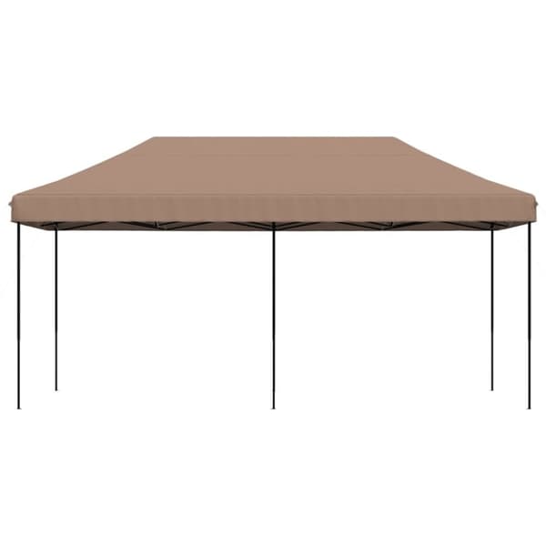 vidaXL foldbart pop up-festtelt 580x292x315 cm brun