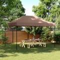 Pikkukuva 1 / 9: vidaXL Taitettava pop-up juhlateltta ruskea 440x292x315 cm