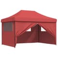 Miniatyrbillede 7 af 10: vidaXL foldbart pop up-festtelt med 4 sidevægge bordeaux