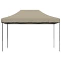 Miniatyrbillede 3 af 9: vidaXL pop op-festtelt 410x279x315 cm foldbart gråbrun