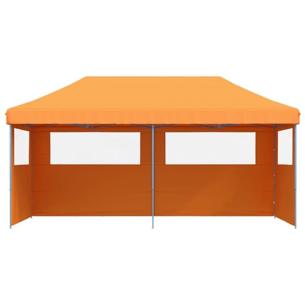 vidaXL foldbart pop-up festtelt med 3 sidevægge orange