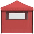 Miniatyrbillede 4 af 9: vidaXL foldbart pop up-festtelt med 3 sidevægge bordeaux
