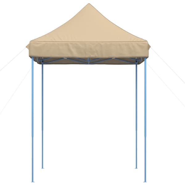 vidaXL Sammenleggbart partytelt pop-up beige 200x200x306 cm