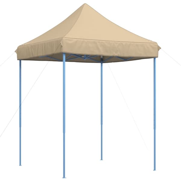 vidaXL Sammenleggbart partytelt pop-up beige 200x200x306 cm