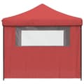 Miniatyrbillede 4 af 10: vidaXL foldbart pop up-festtelt med 4 sidevægge bordeaux