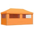 Miniatyrbilde 5 av 10: vidaXL Sammenleggbart partytelt pop-up med 4 sidevegger oransje