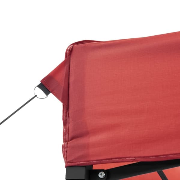 vidaXL Sammenleggbart partytelt pop-up burgunder 292x292x315 cm