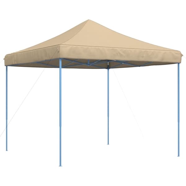 vidaXL Taitettava pop-up juhlateltta beige 292x292x315 cm
