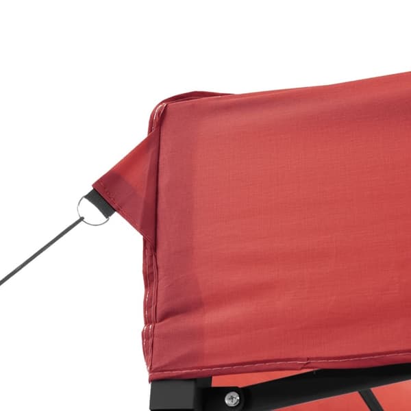 vidaXL Taitettava pop-up juhlateltta viininpunainen 580x292x315 cm