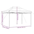 Miniatyrbillede 9 af 9: vidaXL pop op-festtelt 410x279x315 cm foldbart orange