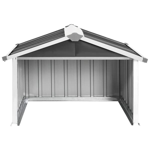 Skjul för robotgräsklippare 92x97x63 cm galvaniserat stål