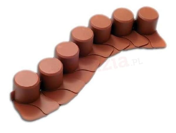 PROSPERPLAST HAVEPALISADE 7 TERRACOTTA 4,05m