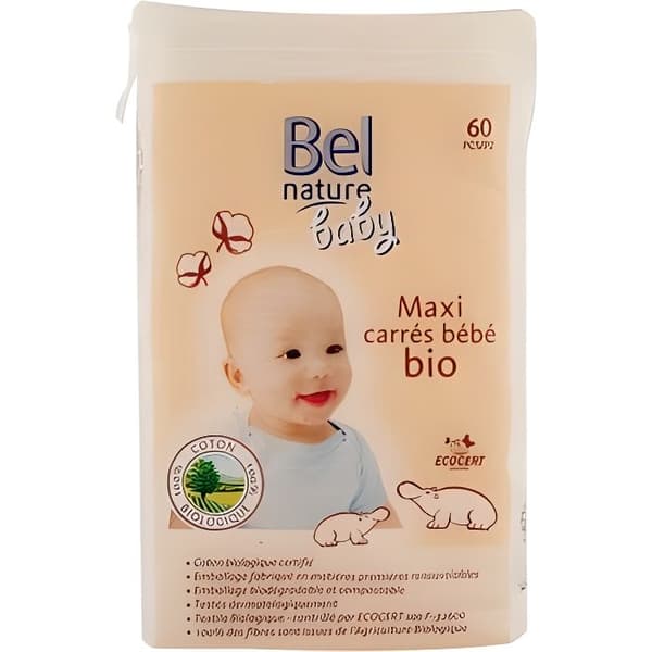 Maxi bomullsfyrkant, 60 st