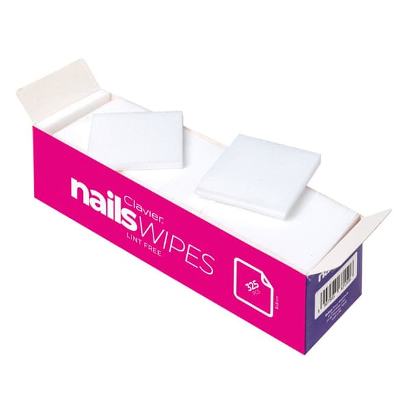 CLAVIER Nagelvåtservetter 5x5 cm - 325 stycken