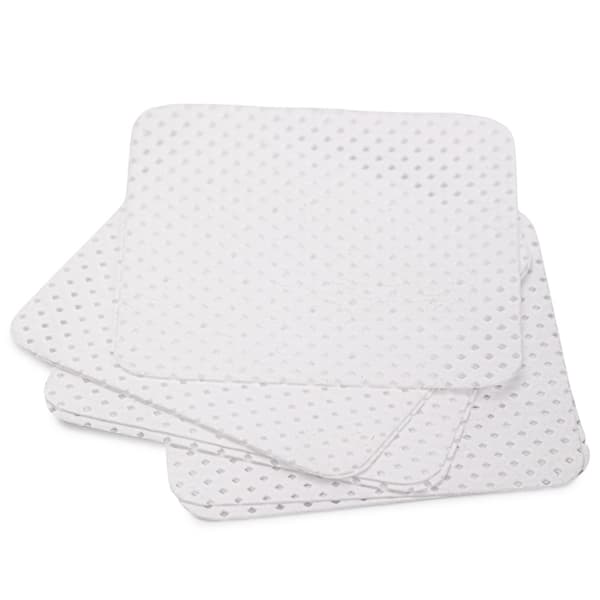 GNBLAB Perforerede Støvfri Neglepuder Hvide - 5x5cm - 200 stk
