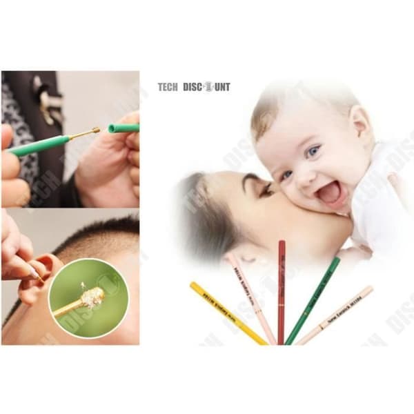 TD® Safety Earpick Spoon Cleaner Personlig vård Renlighet Ta bort smuts Curette Extraction Cleaner Skokräm Bomull Tig