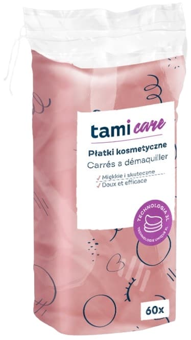 TAMI firkantede kosmetiske bind 60 bind