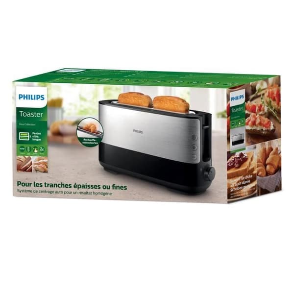PHILIPS HD2692 / 90 Viva Collection Elektrisk brödrost - Svart