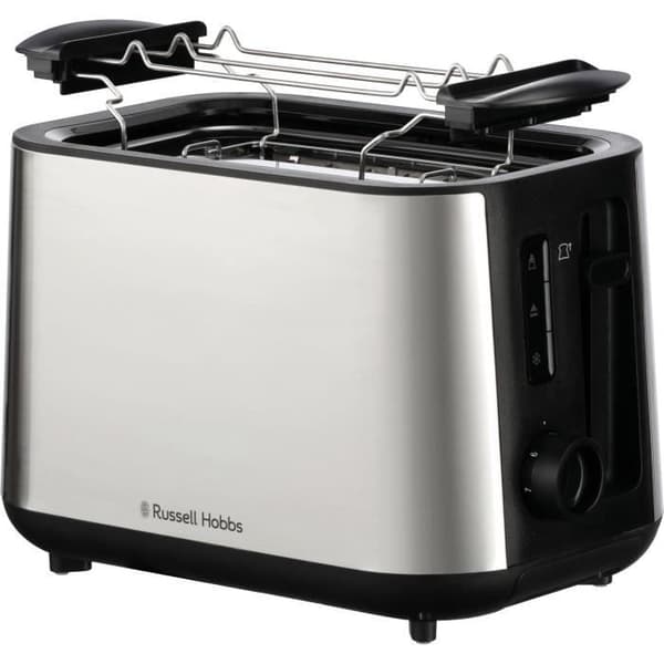 Brödrost - RUSSELL HOBBS - HEATON - 2 platser - Rostfritt stål