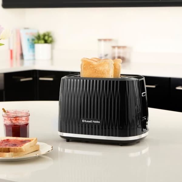 Brödrost - RUSSELL HOBBS - EDEN - 800 W - 2 platser - Svart