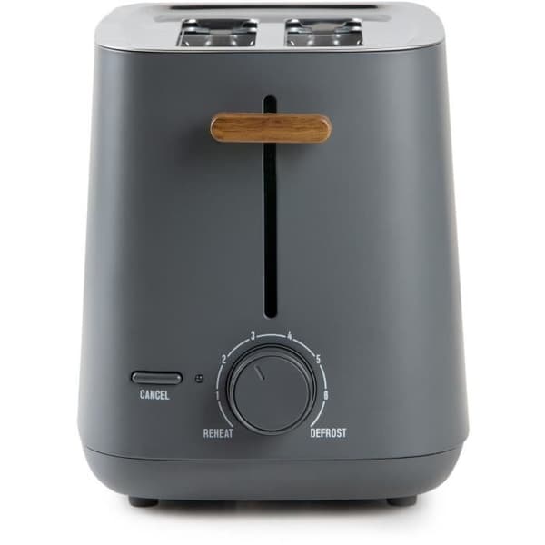 Elektrisk brödrost - DOMO - DO965T - 1000 W - 2 fack - Svart