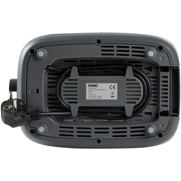 Elektrisk brödrost - DOMO - DO965T - 1000 W - 2 fack - Svart