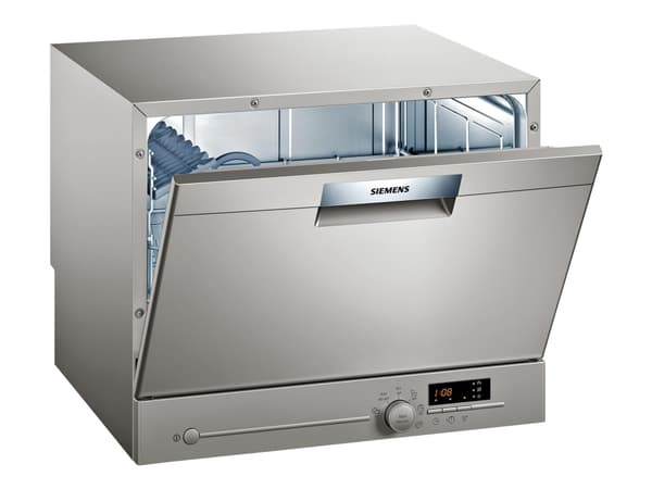 Siemens iQ300 SK26E822EU - Oppvaskmaskin - bredde: 55.1 cm - dybde: 50 cm - høyde: 45 cm - rustfritt stål