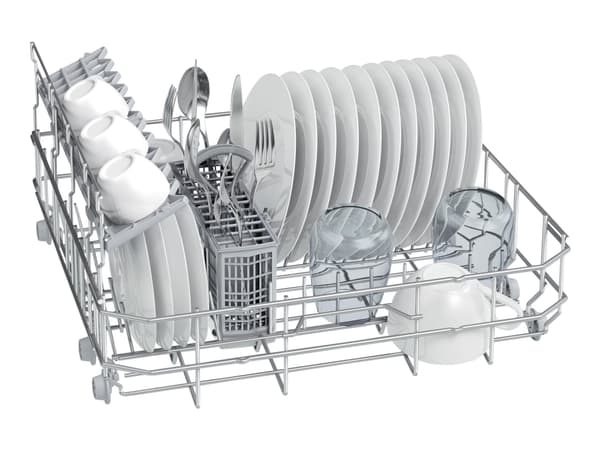 Siemens iQ300 SK26E822EU - Oppvaskmaskin - bredde: 55.1 cm - dybde: 50 cm - høyde: 45 cm - rustfritt stål