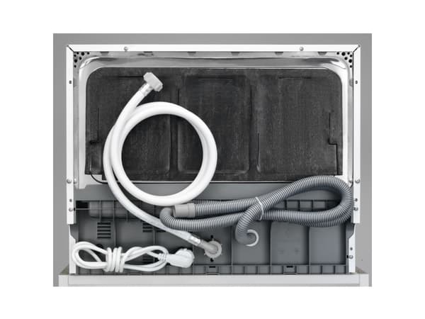 Electrolux ESF2400OS - Benkoppvaskmaskin - bredde: 55 cm - dybde: 50 cm - høyde: 43,8 cm - Rustfritt stål - 52 dB