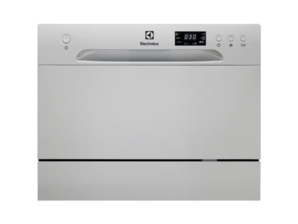 Electrolux ESF2400OS - Benkoppvaskmaskin - bredde: 55 cm - dybde: 50 cm - høyde: 43,8 cm - Rustfritt stål - 52 dB