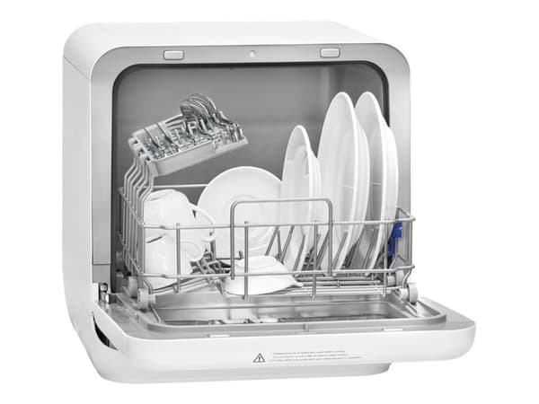 Bomann TSG 5701 - Pöytäastianpesukone - leveys: 42 cm - syvyys: 43,5 cm - korkeus: 43,5 cm - valkoinen
