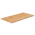 Miniatyrbilde 5 av 5: vidaXL Benkeplate til bad lysebrun 100x50x1,5 cm behandlet heltre