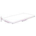 Miniatyrbillede 4 af 5: vidaXL bordplade til badeværelse 100x50x1,5 cm massivt træ mørkebrun