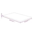 Miniatyrbilde 4 av 4: vidaXL Benkeplate til bad 60x40x1,5 cm ubehandlet heltre