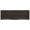 Miniatyrbilde 5 av 11: vidaXL Benkeplate til bad mørkebrun 160x50x(2-6) cm behandlet heltre
