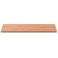 Miniatyrbilde 3 av 7: vidaXL Benkeplate til bad 100x60x2,5 cm heltre bøketre