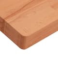 Miniatyrbillede 5 af 7: vidaXL bordplade til badeværelse 80x40x4 cm massivt bøgetræ