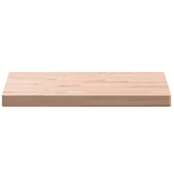 vidaXL bordplade til badeværelse 60x40x4 cm massivt bøgetræ