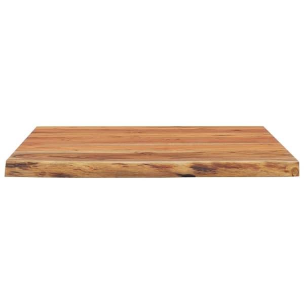 vidaXL Bänkskiva för badrum 60x60x2,5 cm fyrkantig massiv akacia