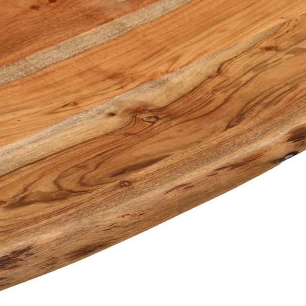 vidaXL Bänkskiva för badrum 60x60x2,5 cm fyrkantig massiv akacia