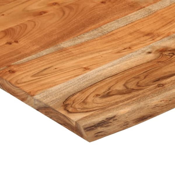 vidaXL Bänkskiva för badrum 60x60x2,5 cm fyrkantig massiv akacia
