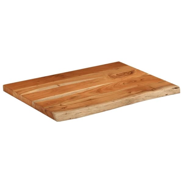 vidaXL Benkeplate for bad 70x60x2,5 cm rektangulær heltre akasie
