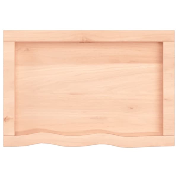 vidaXL Bänkskiva för badrum 60x40x(2-4) cm obehandlat massivt trä -  Bänkskivor