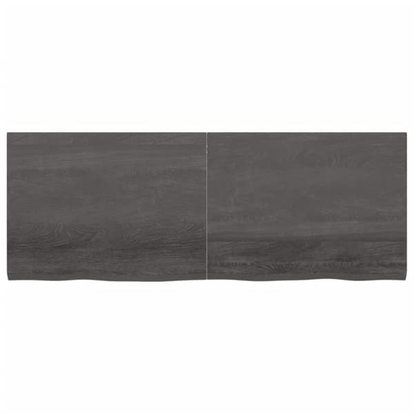 Køkkenbordplader - Living bordplade til badeværelse 160x60x(2-4) cm massivt træ mørkebrun